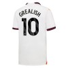 Maillot de Supporter Manchester City Grealish 10 Extérieur 2023-24 Pour Enfant